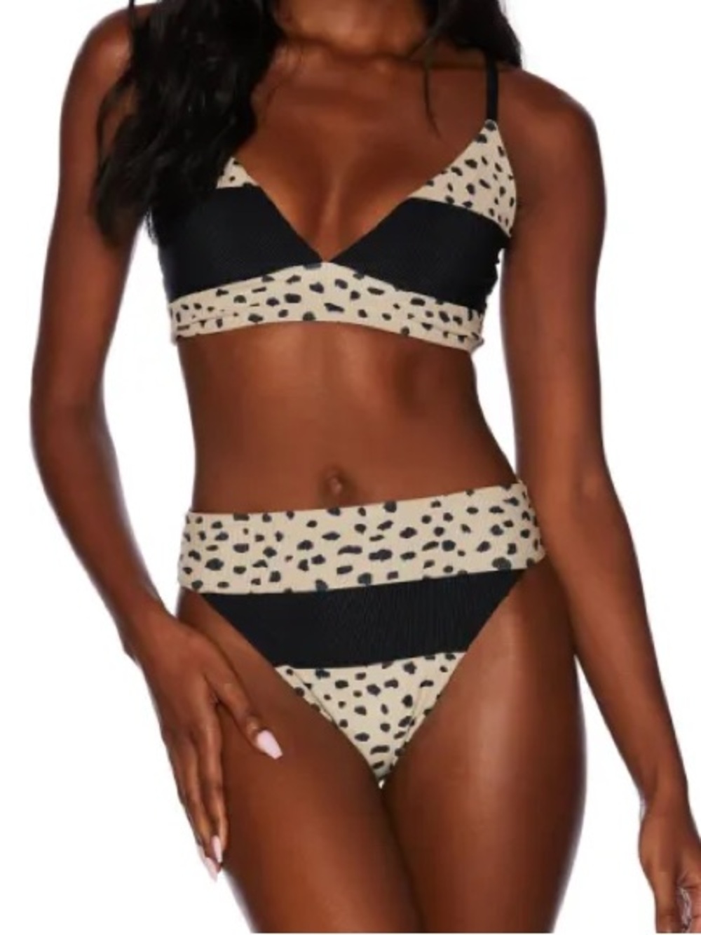 Beach Riot Leopard-Print Bikini Set